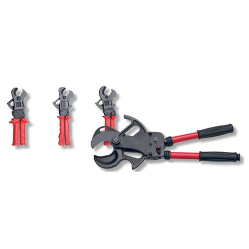 Ручной кабельный резак 12607 с храповым механизмом, изолированный