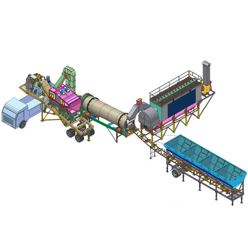 Стационарный асфальтный завод мобильный