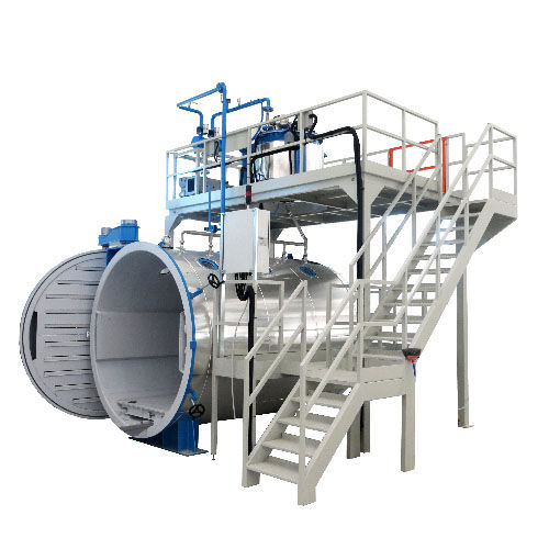 Технологический автоклав вакуумный горизонтальныйдля деталей из композитных материалов