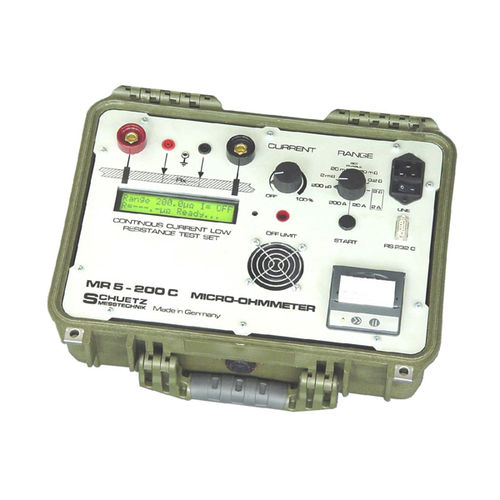 Digital microhmmeter MR5-200Cportablelow-resistance