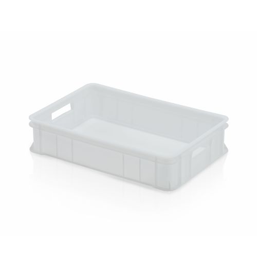 Polyethylene crate 925609for the food industrystackablewith handles