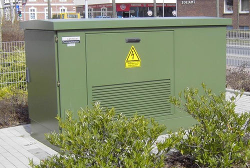 Medium-voltage transformer station exterior