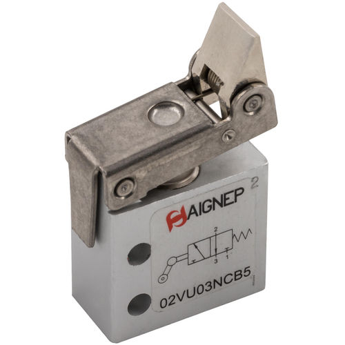 Распределитель распределительный пневматический тарельчатый 02ВУРычаг роликовый3/2-ходовой с пружинным возвратом