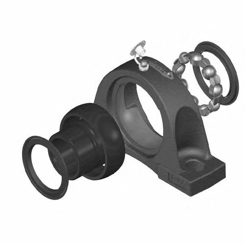 Радиальный опорный подшипник Sealmaster®с шарикоподшипникомрезиновыйчугун