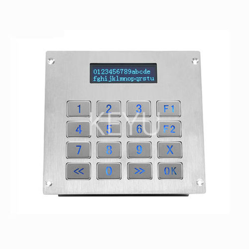 Клавиатура с подсветкой KY3088-LP16-keypanel-mountinox