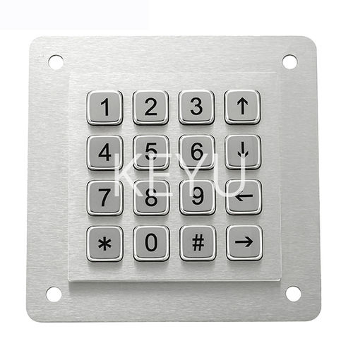 Наружная клавиатура KY-MJ01A16-крепление на клавиатуру-антвандальная