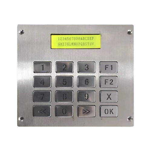 Клавиатура с ЖК-дисплеем KY3088LCD16-keypanel-mountinox