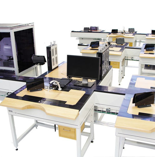 Автоматическая сборочная линия SMS-линия 100 мм с ручным управлением и обработкой.