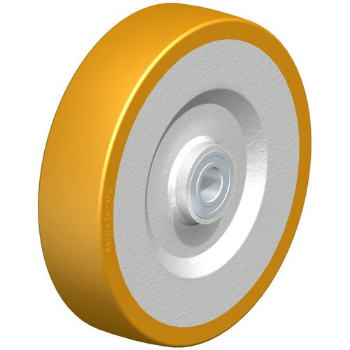 Колесо с цельной шиной серии SETH из полиуретана для тяжелых грузов, не оставляющее следов