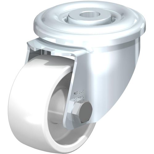 Поворотный ролик серии LER-PPNопорная плитамоноблочное крепление с центральным отверстием