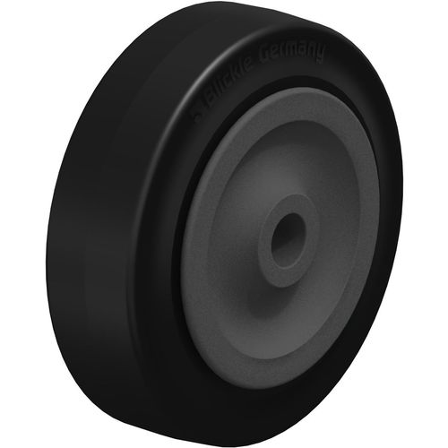 Колесо с цельнолитой шиной серии ВХТ, литое по Шору А, жаростойкое