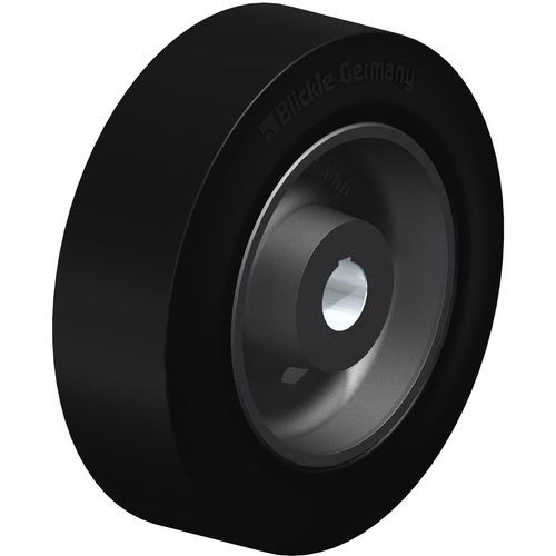 Колесо с цельной шиной серии GEVNчугунное для тяжелых грузовбесшумное