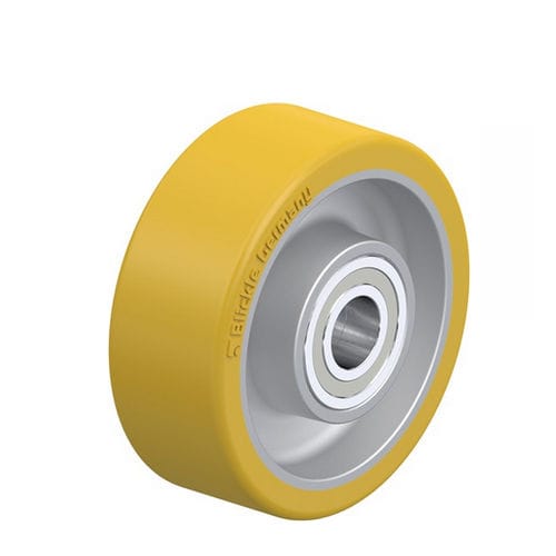 Колесо с цельной шиной серии ALTH, алюминий, эластомер с полиуретановым покрытием