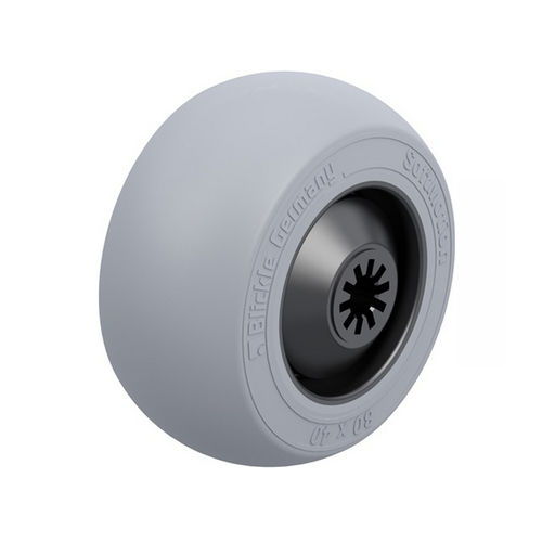 Колесо с цельной шиной серии POESрезина, не оставляющая следов, эластичная