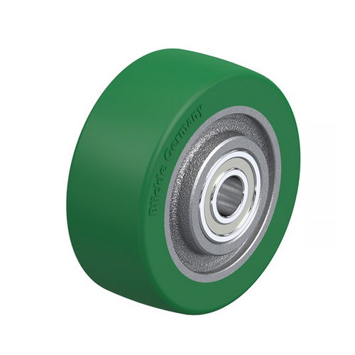 Колесо с цельной шиной серии GST из полиуретана для тяжелых грузов, не оставляющее следов