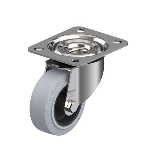 Поворотный ролик серии LEX-POEVОпорная платформас шарикоподшипникомрезина