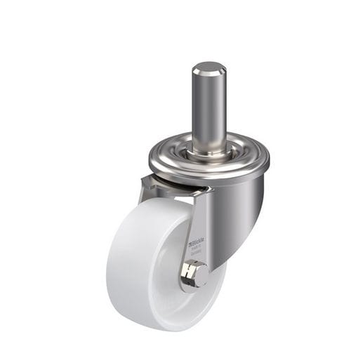 Поворотный ролик серии LEXZ-POшток на шарикоподшипникемоноблочный