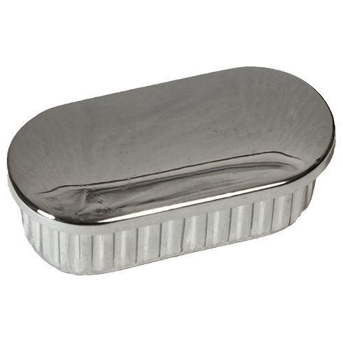 Овальная заглушка OVCPоребреннаяпапапластик