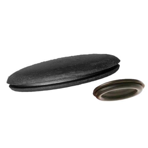 Заглушка круглая серии ТОЛ ребристая безрезьбоваяПВХ