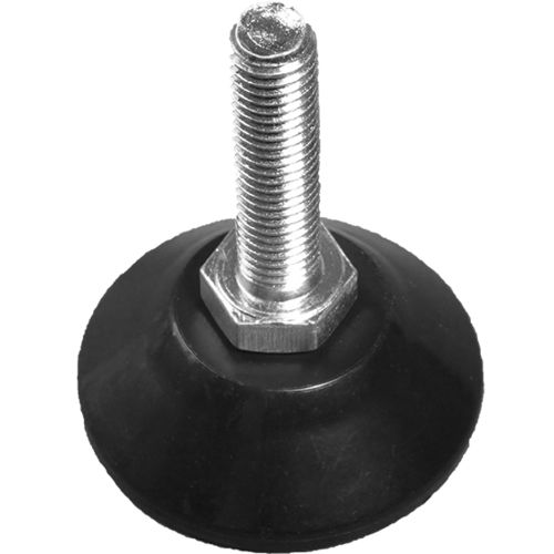 Опора станка серии PDB, сталь с цинковым покрытием, регулируемая, с резьбой