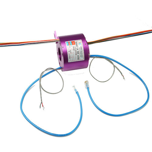Ethernet slip ring ECN025-1815-08S-02E2hollow-shaftroboticfor cranes