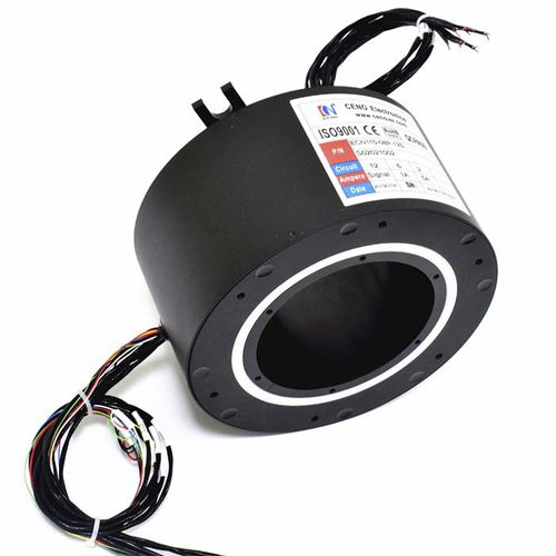 Контактное кольцо сквозное ECN110-08P-12S роботизированноедля поворотных столовдля машин орошения