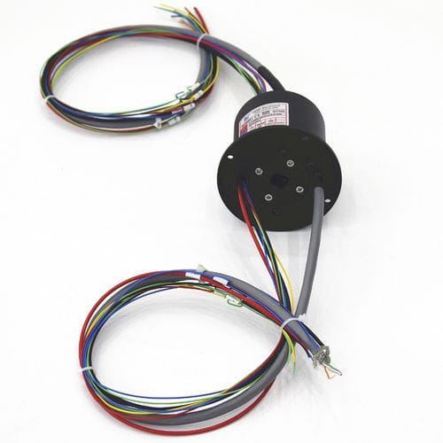 Токосъемное кольцо Ethernet ECN000-02P3-07S-01EMс цельным валомдля медицинского оборудованиядля измерительных приборов