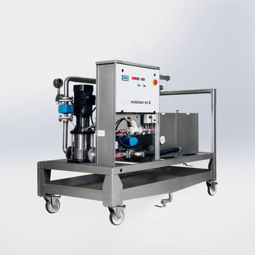 Машина для очистки растворителем, очистка пресс-формы, сжатый воздух, вода, процесс