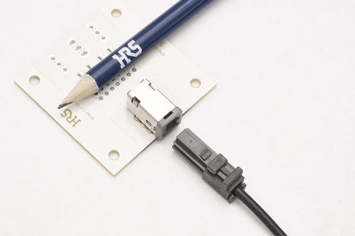 Разъем для передачи данных серии GT43, коаксиальный, экранированный от платы к проводу