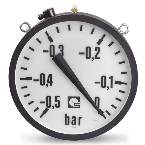 Стрелочный манометр R 630 с резьбой, латунь, трубка Бурдона