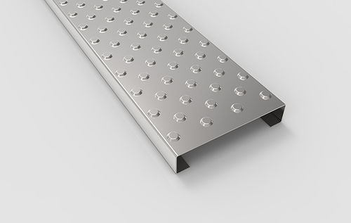 Перфорированная решетка из листового металла AP50 NOПалюминийстальнержавеющая сталь