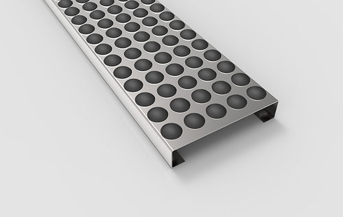 Перфорированная решетка из листового металла AP50 DOПалюминийстальнержавеющая сталь