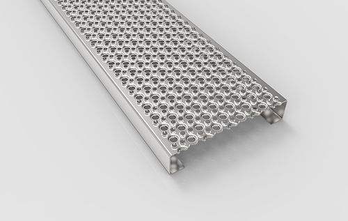 Перфорированная решетка из листового металла AP RUNалюминийстальнержавеющая сталь