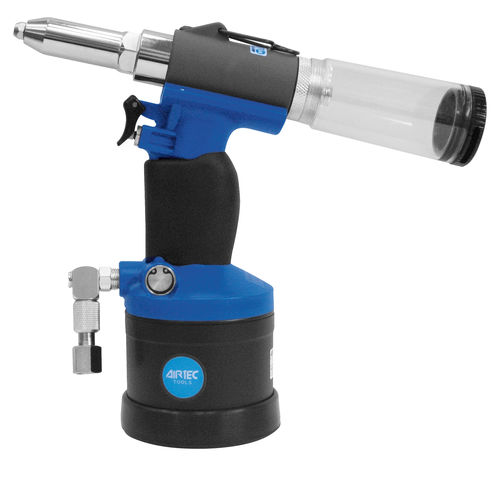 Гидропневматический заклепочник 410для вытяжных заклепокс системой выбросакомпактный