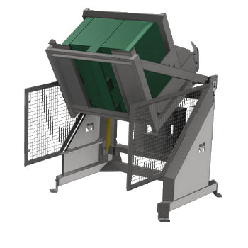 Hydraulic tipping station PT-20A TippMasterpalletfor the food industry