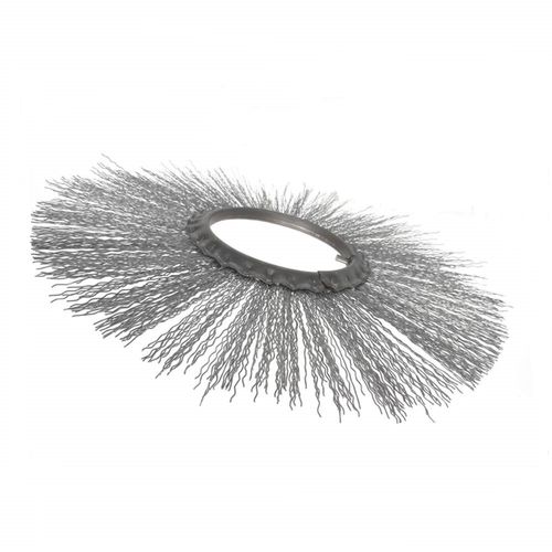 Щетка для чистки вафельметаллическая проволока обжимная