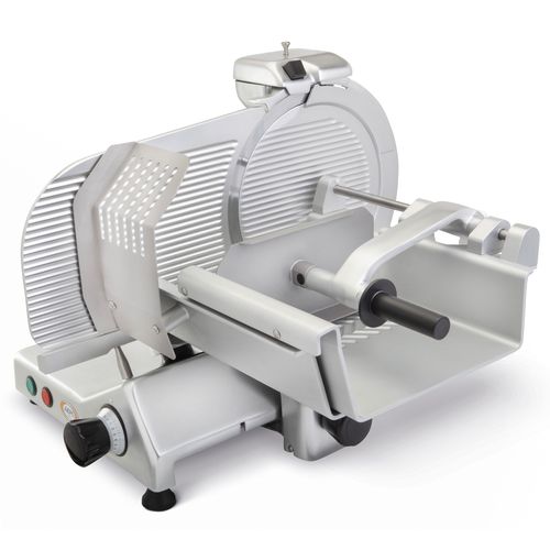 Машина для нарезки мяса UNI 350 / 370 Cполуавтоматическаянержавеющая стальстолешница