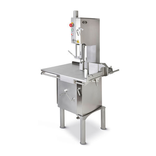 Промышленная ленточная пила для костей ABM 350мясникнержавеющая стальс подвижным столом