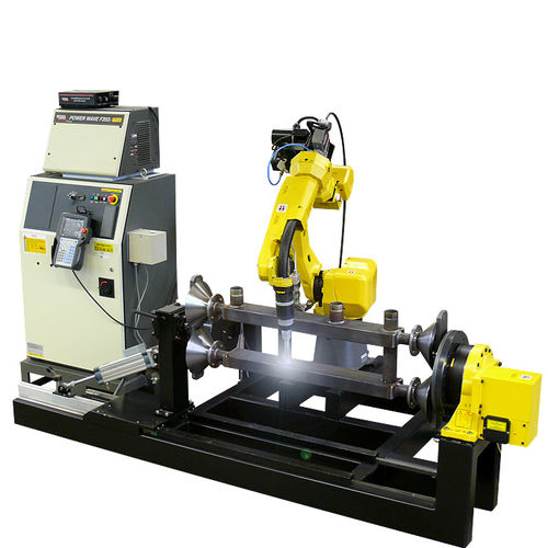 Шарнирно-сочлененный робот, 5-осевая дуговая сварка, точечная сварка