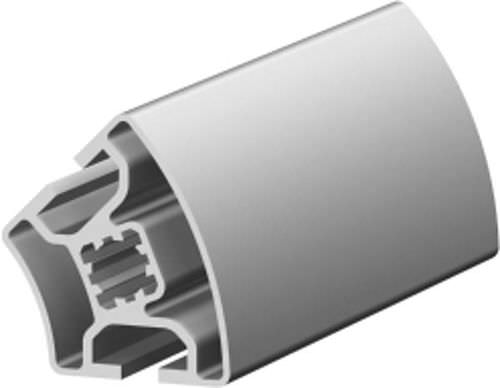 Алюминиевый профиль серии 1.11.040R45.20Lкруглыйдля чистых помещений