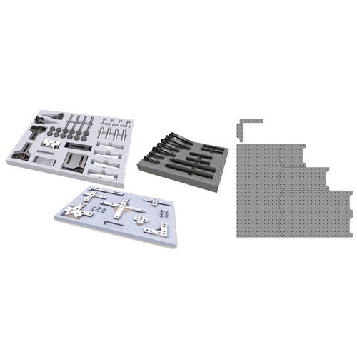 Механический зажимной комплект ALUMESS.easylocдля координатно-измерительных машинбыстрая замена поддонаquick