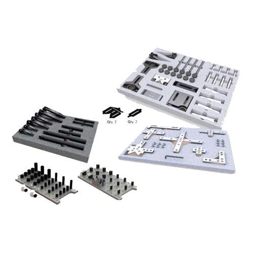 Механический зажимной комплект ALUMESS.easyloc TCдля координатно-измерительных машиндля оптических измерительных приборовнизкопрофильный