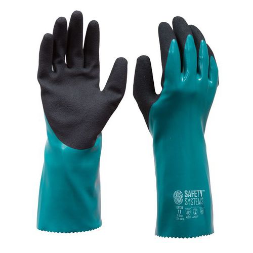 Защитные перчатки химической защиты TC812Aмеханическая защитанитрил