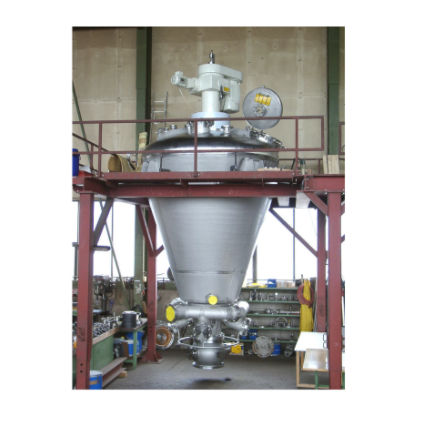 Коническая промышленная плита серии DF, вакуум, кипение, впрыск пара