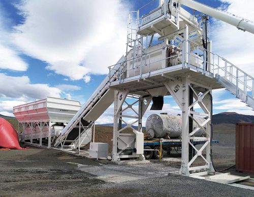Стационарный бетонный завод серии MODULMIX