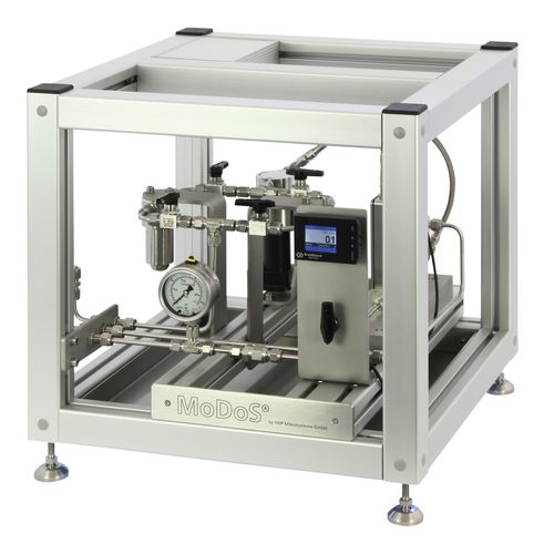 Liquid dispensing system MoDoS®for chemicalswith gear pumpfor the chemical industry