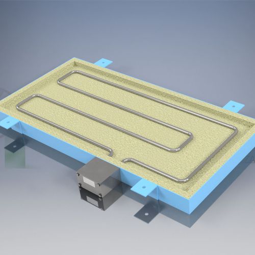Laboratory hot plate for heat treatmentaluminumsteel