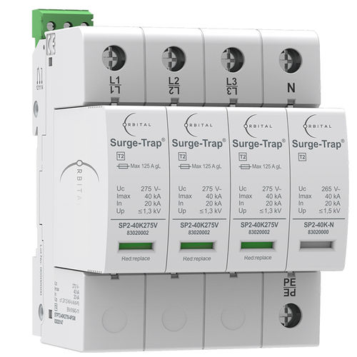 Ограничитель перенапряжения класса I OSPD-3Aкласс IEC 2класс IEC 34-полюсный