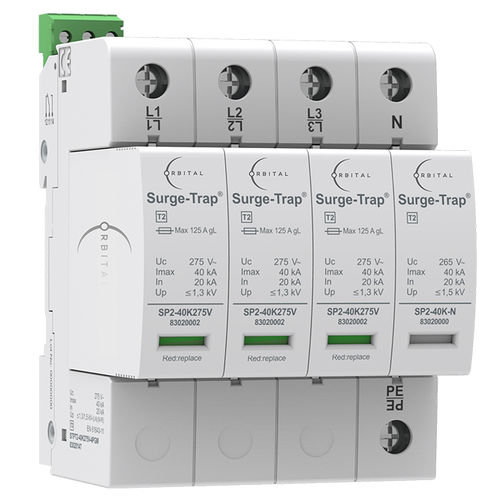 Ограничитель перенапряжения класса I OSPD-1Gкласс IEC 2класс IEC 32-полюсный