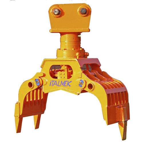 Sorting grab IDG2hydraulicscrapfor stone